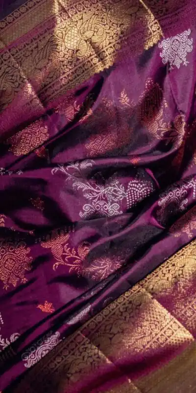 KPR 245 Wine Color Soft Lichi Silk Saree with Lace Border & Lace Work. Best Price ₹1449. Delivery 4-6 Working Days. Shop now. | Designer Sarees, Sarees, Bollywood Sarees, Creative Sarees, Embroidered Sarees, Ethnic Saree, Modern Digital sarees, Party Wear Sarees