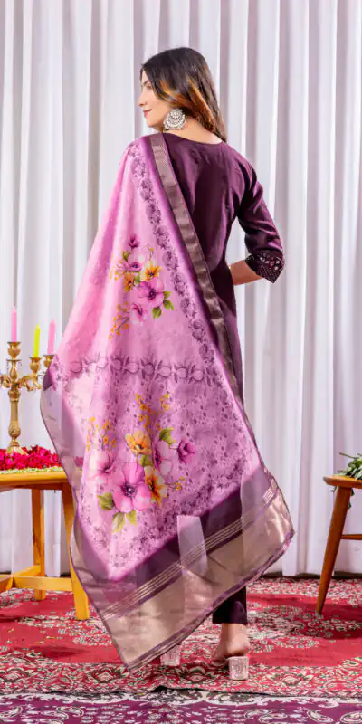 DIVA 111 Wine Viscose Silk Salwar Suit with Thread Embroidery Work. Best Price ₹2049. Delivery 4-6 Working Days. Shop now. | Jump Suits, Salwar suit, Casual Suits, Creative suits, Designer Suits, Palazzo Suits, Party Wear Suits, Patiala Suits, Straight Suits