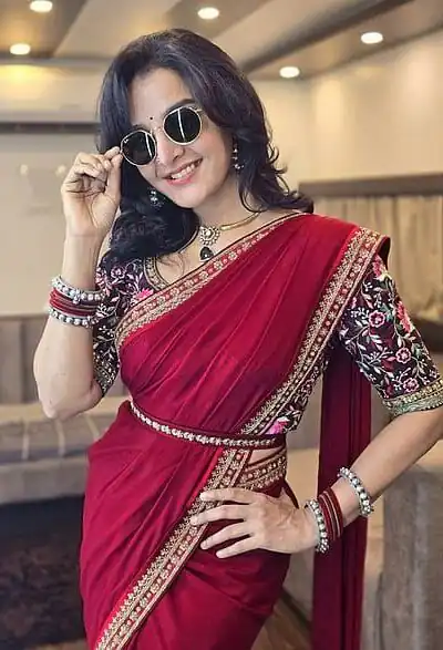 KD 540 Red Faux Georgette Sequence Work Saree . Perfect for Wedding, Party, Onam, Family ,Festive Deal ₹1949. Delivery 4-6 Working Days | Designer Sarees, Modern Digital sarees, Sarees, Bollywood Sarees, Creative Sarees, Embroidered Sarees, Ethnic Saree, Party Wear Sarees