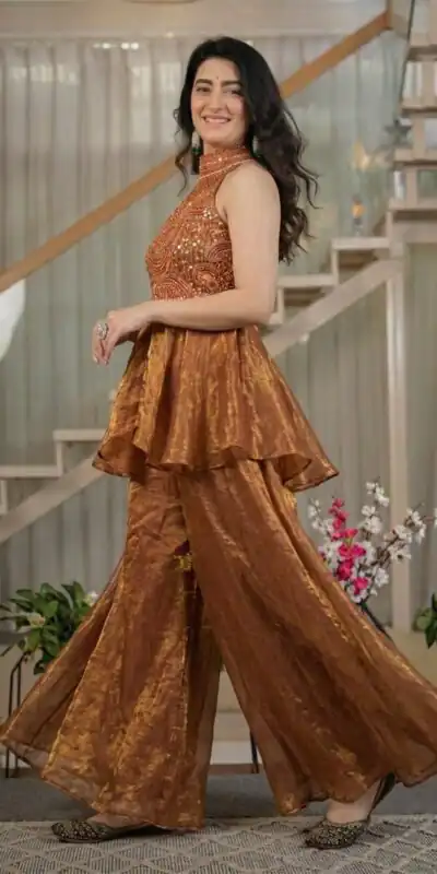 NF 1287 Rust in Color Fandy Silk Designer Work Salwar Suit . Affordable Price ₹2449. Delivery 4-6 Working Days. Shop now. | Jump Suits, Salwar suit, Casual Suits, Creative suits, Designer Suits, Palazzo Suits, Party Wear Suits, Patiala Suits, Straight Suits