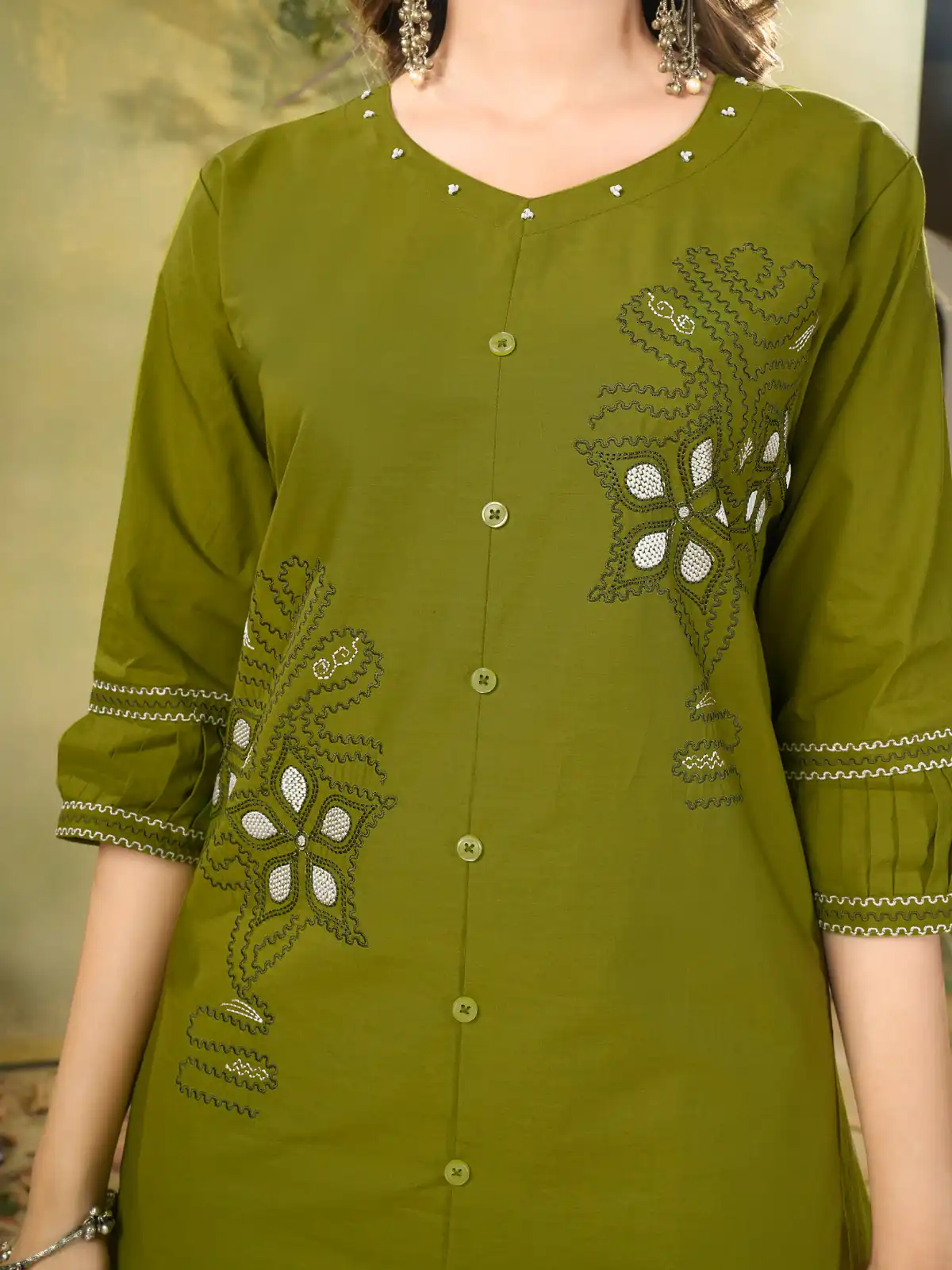 DIVA 162 Green Color Cotton Kurti with Printed Designer Work. Exclusive Offer ₹1749. Delivery 4-6 Working Days. Online Shop now. | Kurti, Bollywood Kurti, Creative Kurtis, Designer Kurti, Party Wear Kurti, Selfie Kurti