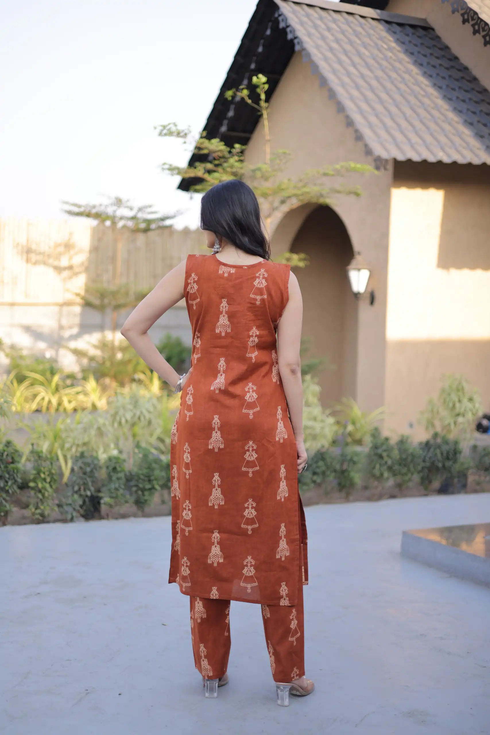 Rust Cotton Kurti KA 1251 Rust with Designer Work. Wedding, Party, Festive, Events, Special Price ₹1519. Delivery 4-6 Working Days. Shop now. | Kurti, Bollywood Kurti, Creative Kurtis, Designer Kurti, Party Wear Kurti, Selfie Kurti