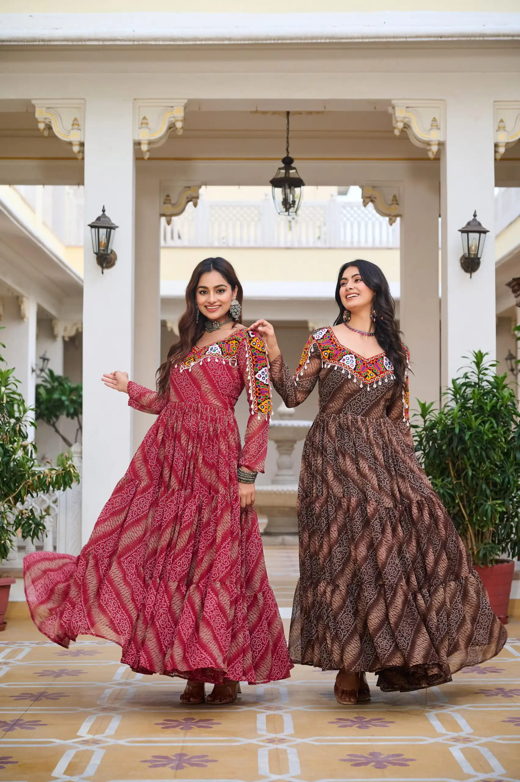 Ram 109 Red Color Faux Georgette Gown with Mirror Work. Wedding, Party, Festive, Events Get it for ₹1999. Delivery 4-6 Working Days.Online Shop now. | Gowns, Bollywood Gowns, Creative Gowns, Designer Gowns, Embroidered Gowns, Party Wear Gowns