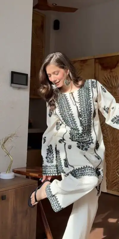 SRK 5349 White Rayon Butti Silk Salwar Suit with Embroidery Work. Special Price ₹1899. Delivery 4-6 Working Days. Shop now. | Jump Suits, Salwar suit, Casual Suits, Creative suits, Designer Suits, Palazzo Suits, Party Wear Suits, Patiala Suits, Straight Suits