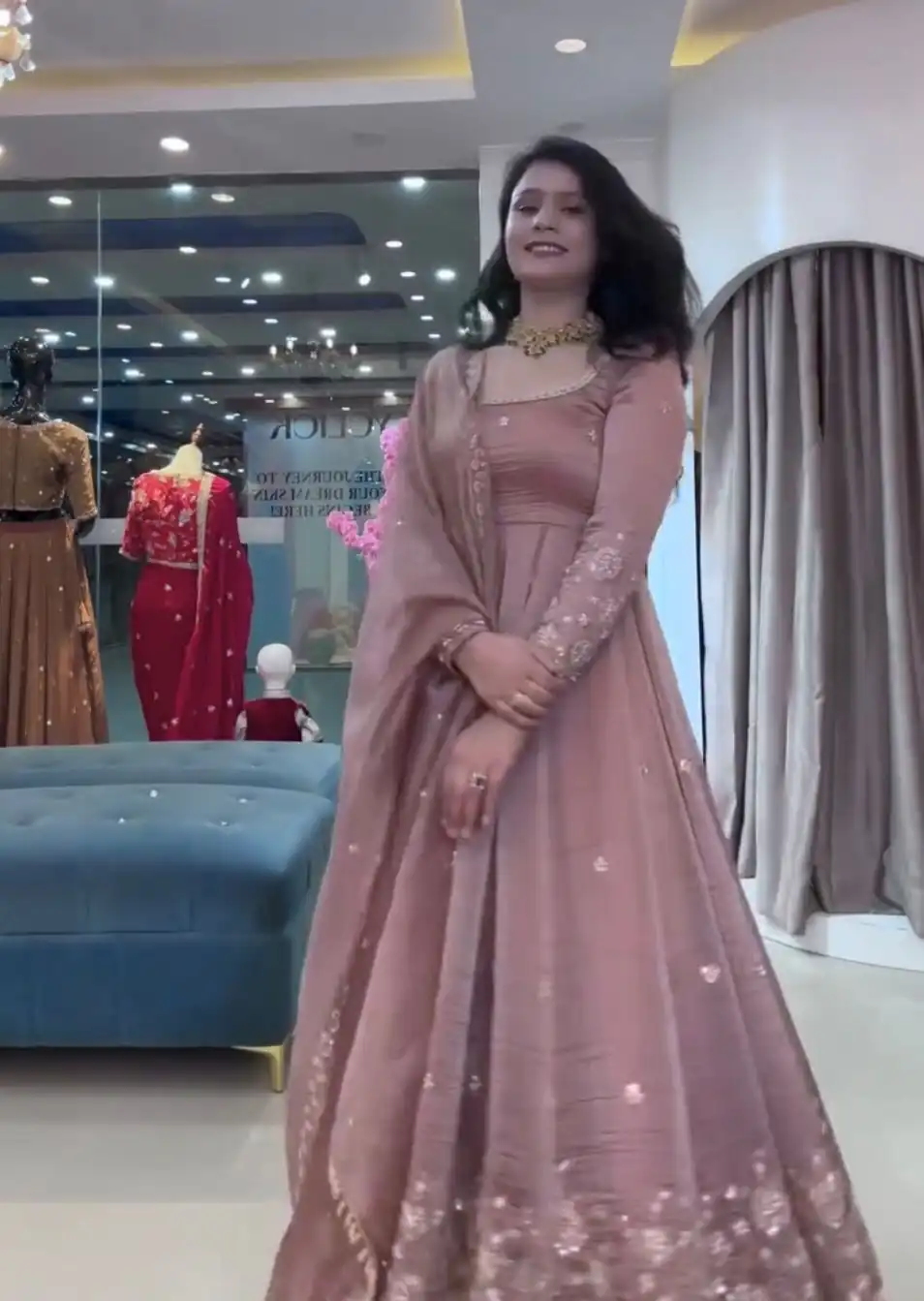 VLM 339 Onion Crunchy Silk Gown Perfect for Wedding, Party, Housewarming, Haldi, Durga Puja – . Best Price ₹2149. Delivery 4-6 Working Days. Shop now. | Gowns, Bollywood Gowns, Creative Gowns, Designer Gowns, Embroidered Gowns, Party Wear Gowns