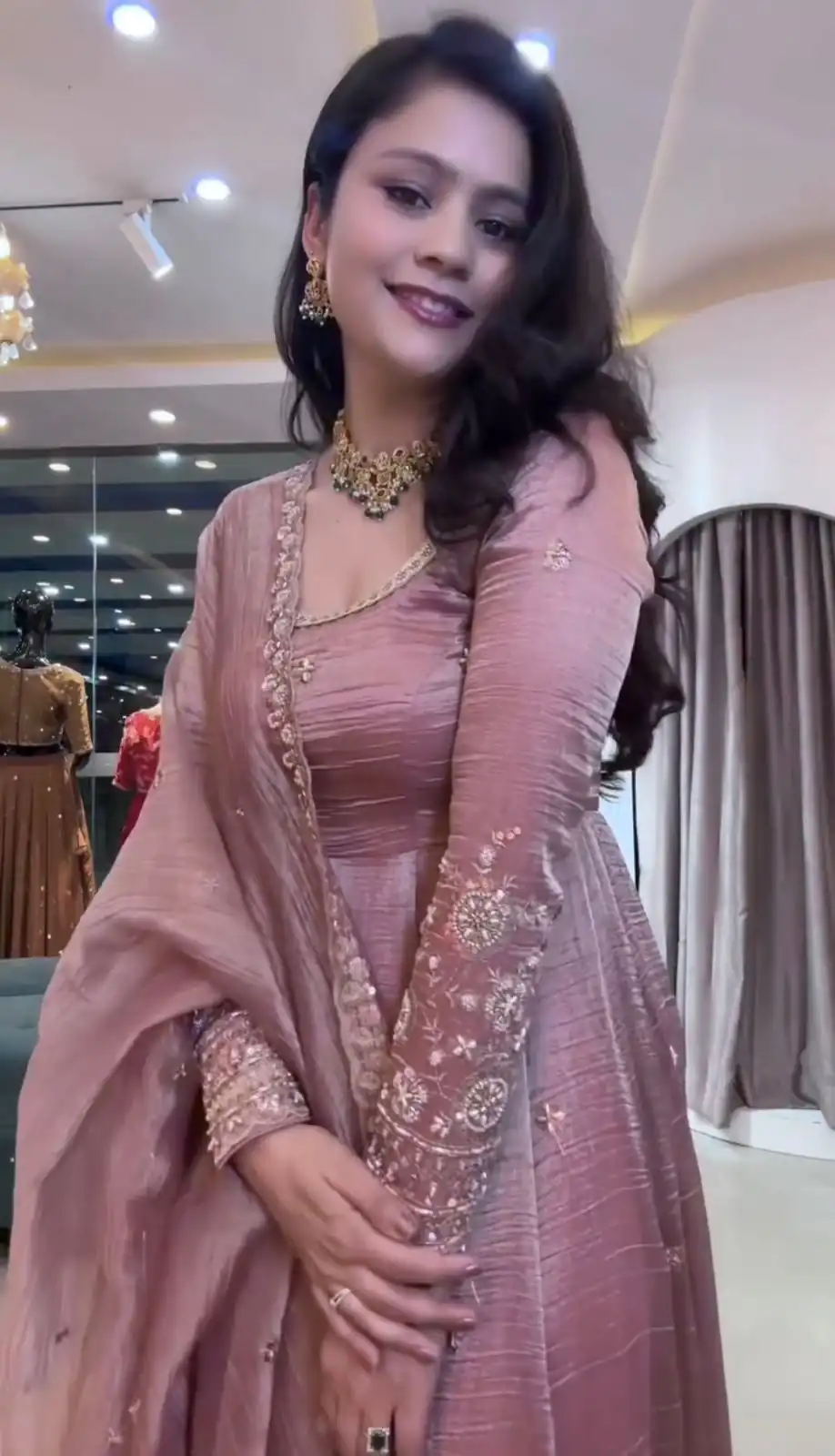 VLM 339 Onion Crunchy Silk Gown Perfect for Wedding, Party, Housewarming, Haldi, Durga Puja – . Best Price ₹2149. Delivery 4-6 Working Days. Shop now. | Gowns, Bollywood Gowns, Creative Gowns, Designer Gowns, Embroidered Gowns, Party Wear Gowns