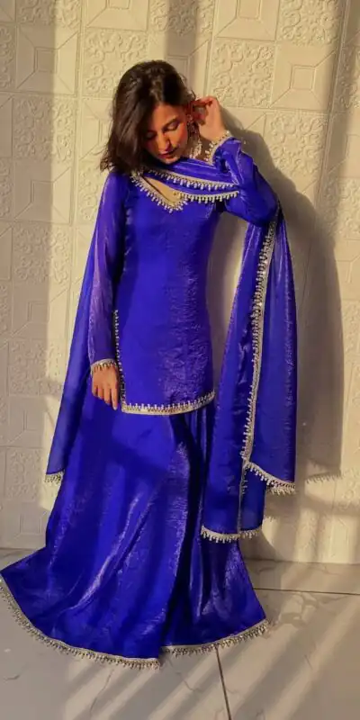 ZB 5063 Royal Blue Fandy Silk Salwar Suit with Embroidery Work. Wedding, Party, Festive, Events Now at just ₹1949. Delivery 4-6 Working Days. Shop now. | Jump Suits, Salwar suit, Casual Suits, Creative suits, Designer Suits, Palazzo Suits, Party Wear Suits, Patiala Suits, Straight Suits