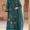 FC 1220 Blue Crunchy Salwar Suit with Embroidery Work. Wedding, Party, Festive, Events Grab it for ₹2149. Delivery 4-6 Working Days. Shop now. | Jump Suits, Salwar suit, Casual Suits, Creative suits, Designer Suits, Palazzo Suits, Party Wear Suits, Patiala Suits, Straight Suits