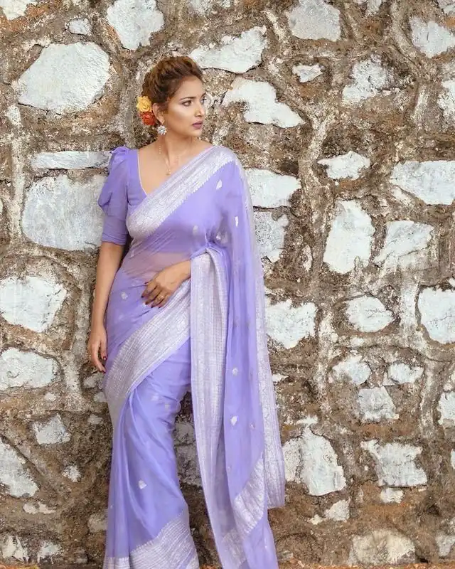 KPR 120 Lavender Soft Lilan Slab Saree Perfect for Wedding, Party, Lohri, Durga Puja, Pongal – . Get it for ₹1349. Delivery 4-6 Working Days. Shop now. | Designer Sarees, Modern Digital sarees, Sarees, Bollywood Sarees, Creative Sarees, Embroidered Sarees, Ethnic Saree, Party Wear Sarees