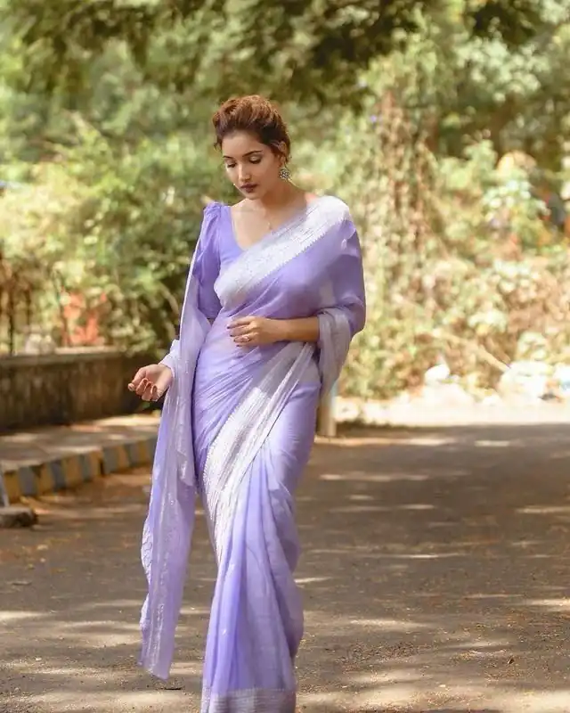 KPR 120 Lavender Soft Lilan Slab Saree Perfect for Wedding, Party, Lohri, Durga Puja, Pongal – . Get it for ₹1349. Delivery 4-6 Working Days. Shop now. | Designer Sarees, Modern Digital sarees, Sarees, Bollywood Sarees, Creative Sarees, Embroidered Sarees, Ethnic Saree, Party Wear Sarees