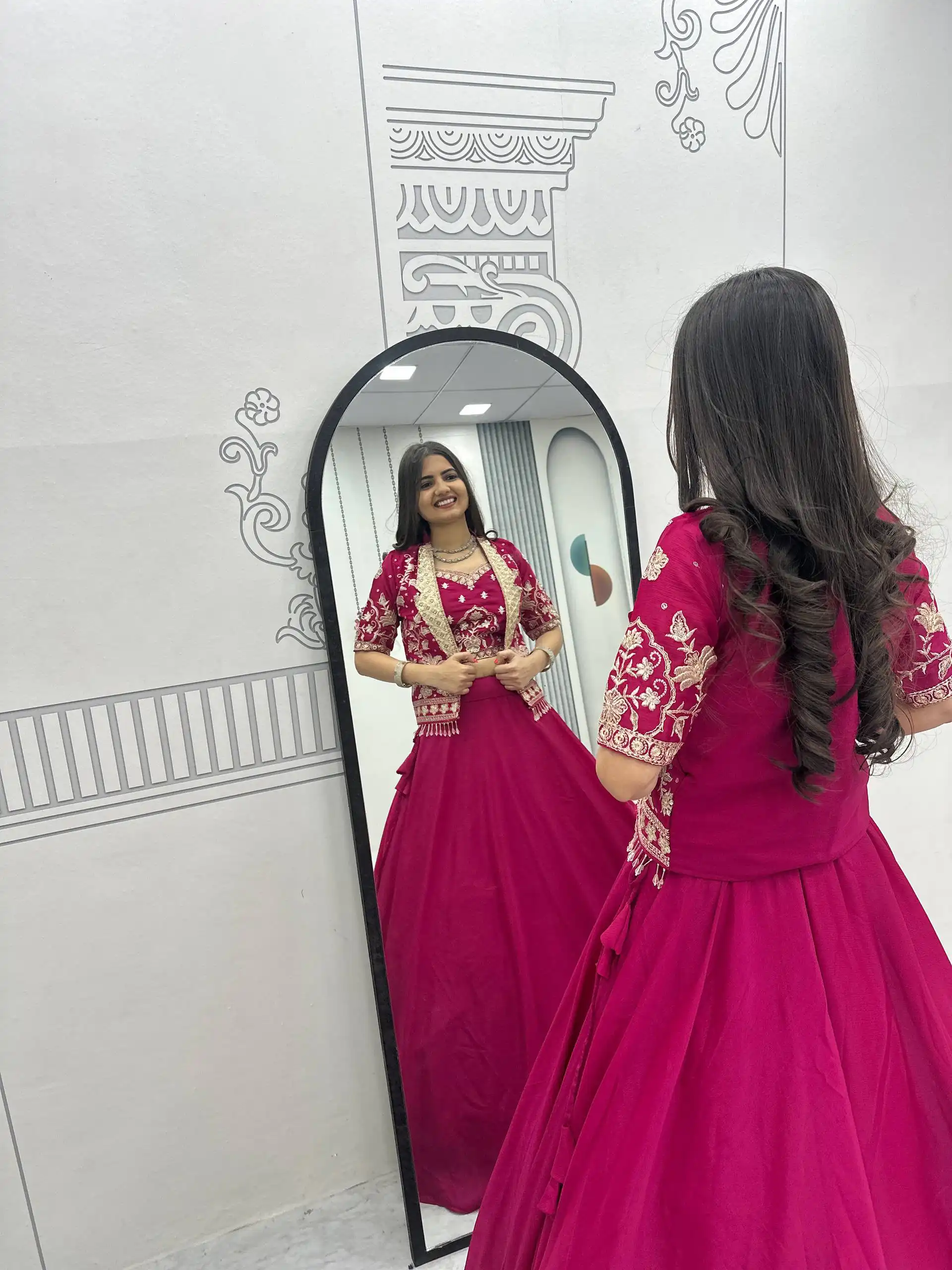 PC 566 Pink Color Chinon silk Lehenga Choli with Cut Work. Special Online Price ₹2649. Delivery 4-6 Working Days. Shop now. | Lehenga, Bollywood Lehenga, Creative Lehenga, Designer Lehenga, Embroidered Lehenga, Party Wear Lehenga