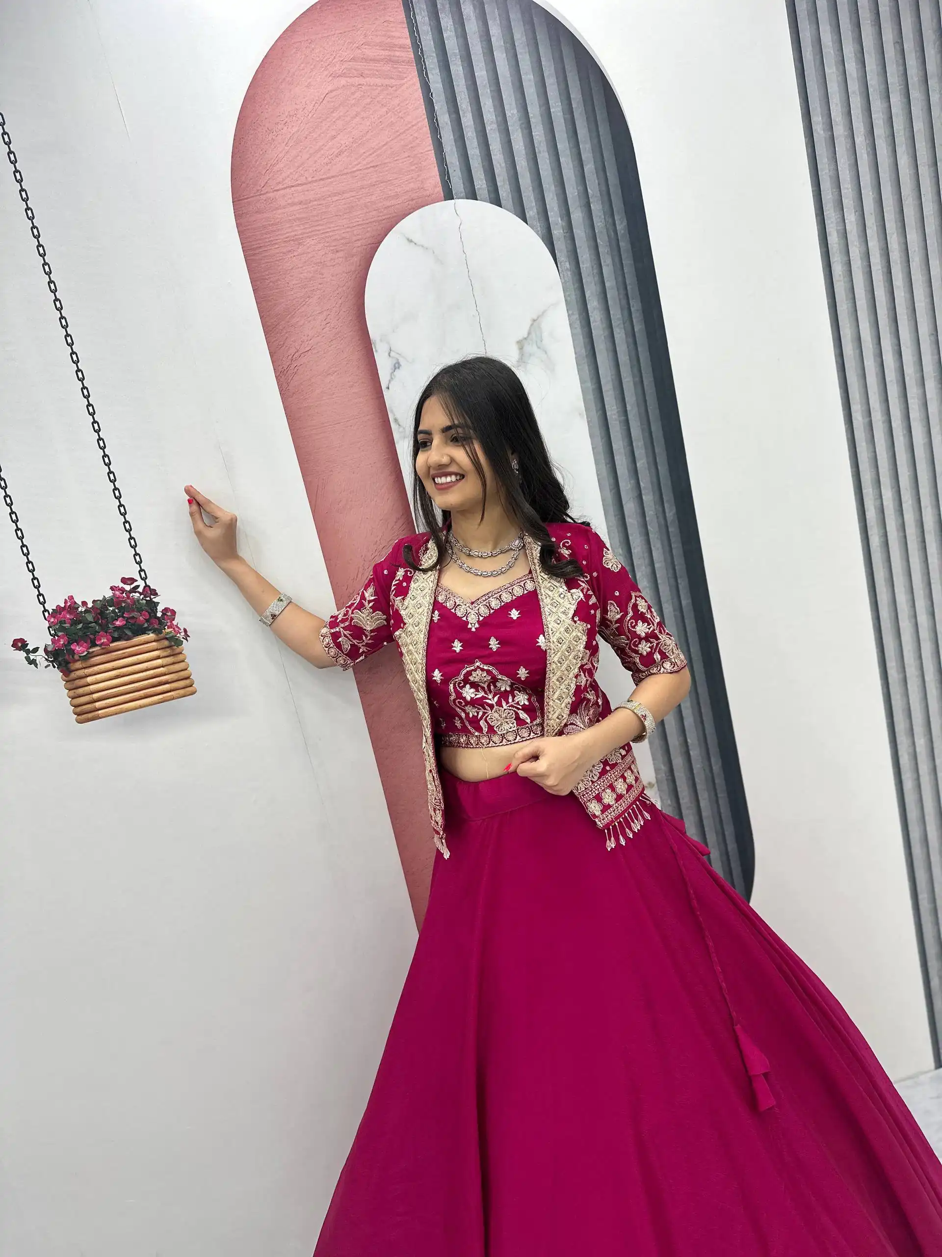 PC 566 Pink Color Chinon silk Lehenga Choli with Cut Work. Special Online Price ₹2649. Delivery 4-6 Working Days. Shop now. | Lehenga, Bollywood Lehenga, Creative Lehenga, Designer Lehenga, Embroidered Lehenga, Party Wear Lehenga