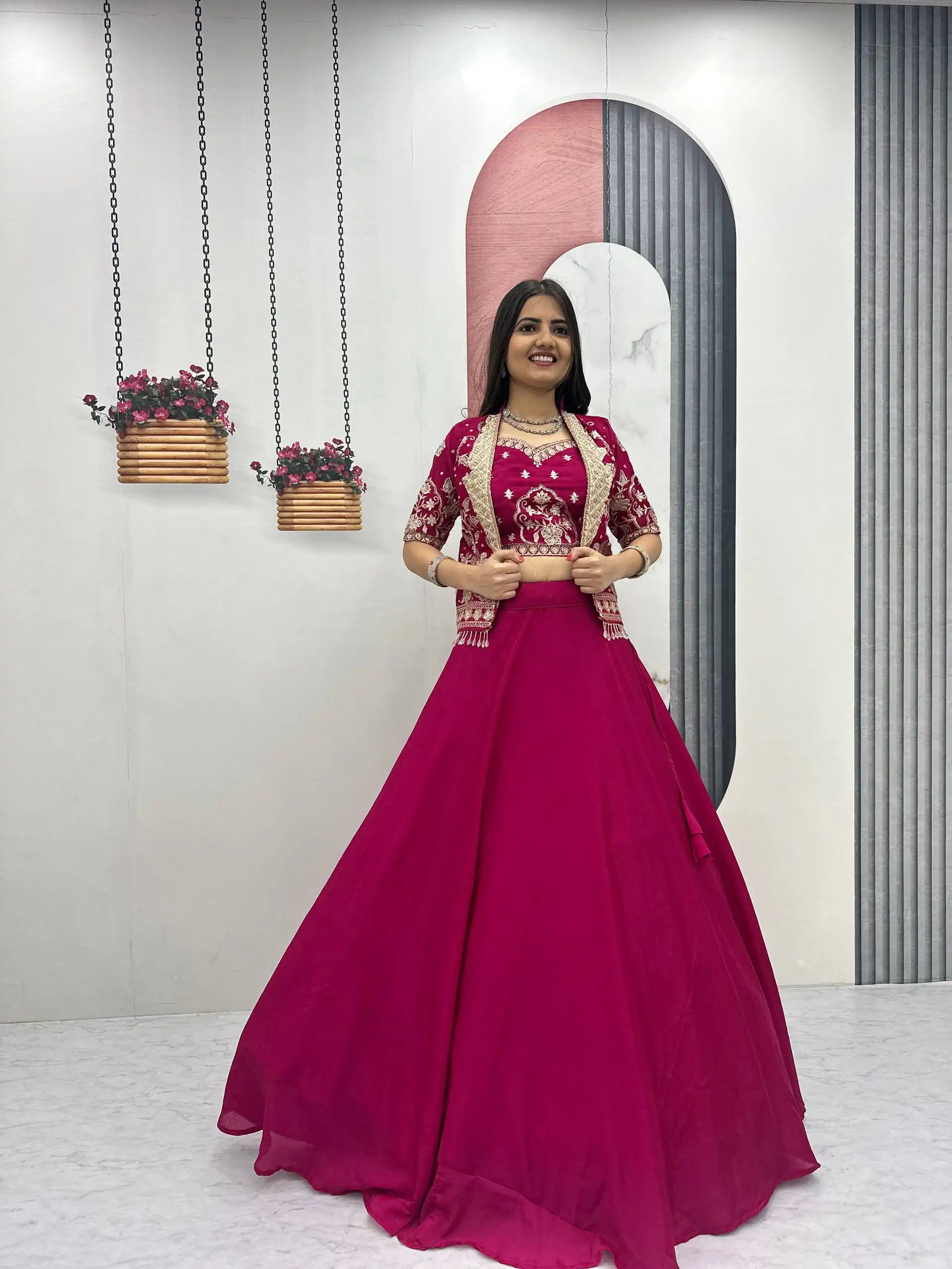 PC 566 Pink Color Chinon silk Lehenga Choli with Cut Work. Special Online Price ₹2649. Delivery 4-6 Working Days. Shop now. | Lehenga, Bollywood Lehenga, Creative Lehenga, Designer Lehenga, Embroidered Lehenga, Party Wear Lehenga