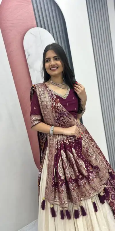 PC 560 Wine in Jacquard Silk Designer Work Lehenga Choli . Introductory Price ₹3249. Delivery 4-6 Working Days. Shop now. | Lehenga, Bollywood Lehenga, Creative Lehenga, Designer Lehenga, Embroidered Lehenga, Party Wear Lehenga