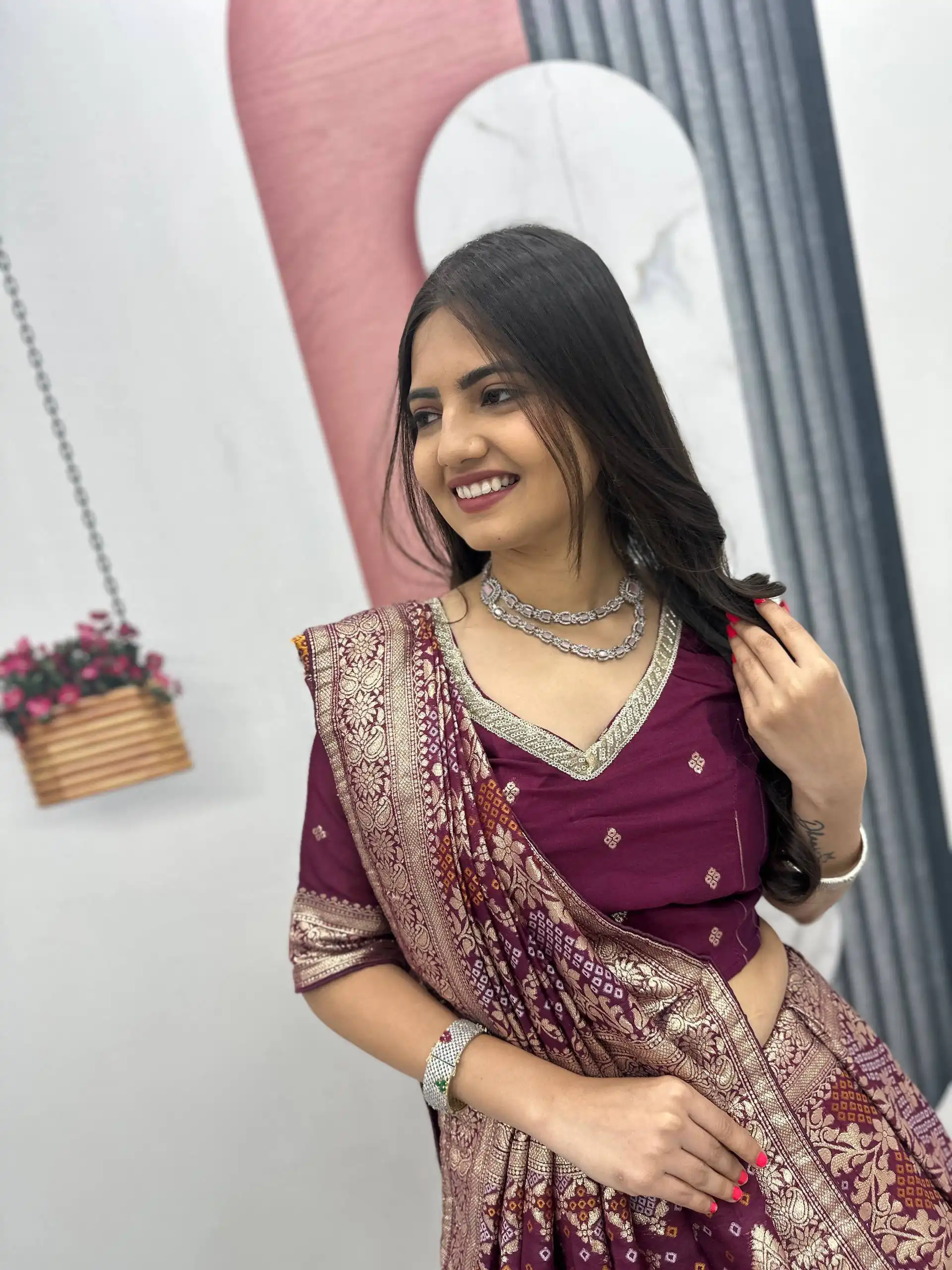 PC 560 Wine in Jacquard Silk Designer Work Lehenga Choli . Introductory Price ₹3249. Delivery 4-6 Working Days. Shop now. | Lehenga, Bollywood Lehenga, Creative Lehenga, Designer Lehenga, Embroidered Lehenga, Party Wear Lehenga