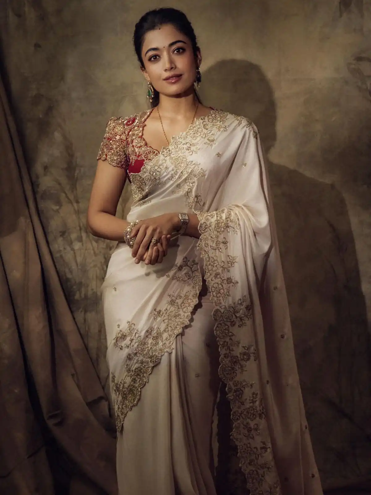 NC 5594 Off White Soft Rangoli Silk Saree with Embroidery Work & Lace Work. Special Price ₹2099. Delivery 4-6 Working Days. Shop now. | Designer Sarees, Modern Digital sarees, Sarees, Bollywood Sarees, Creative Sarees, Embroidered Sarees, Ethnic Saree, Party Wear Sarees