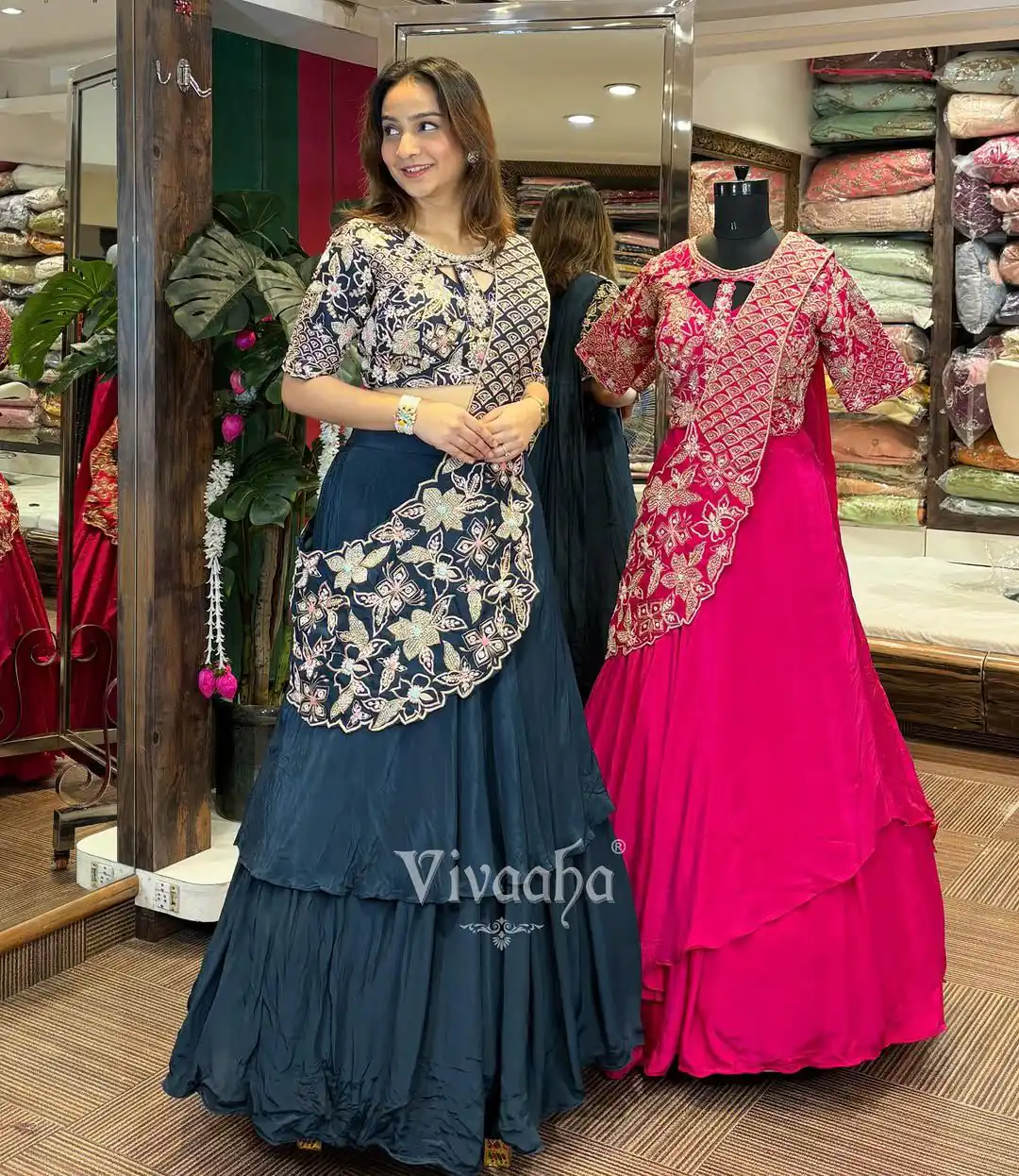 BB 75 Nay Blue Color French Crape Saree with Embroidery Work. Wedding, Party, Festive, Online Best Price ₹2399. Delivery 4-6 Working Days. Shop now. | Designer Sarees, Modern Digital sarees, Sarees, Bollywood Sarees, Creative Sarees, Embroidered Sarees, Ethnic Saree, Party Wear Sarees