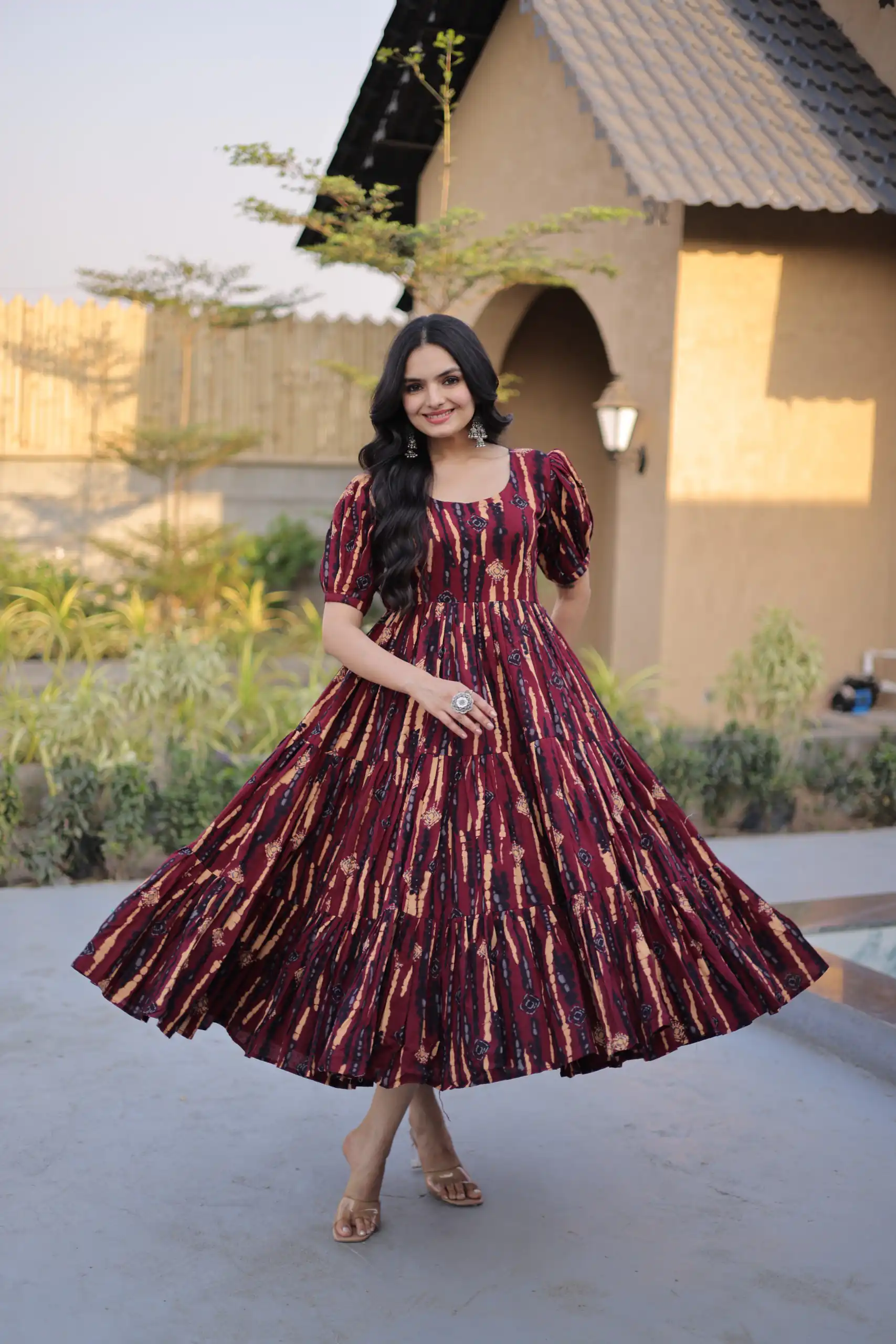 KA 1252 Maroon Cotton Kurti with Printed Work.Wedding, Party, Festive, Events, Exclusive Offer ₹1569. Delivery 4-6 Working Days. Shop now. | Kurti, Bollywood Kurti, Creative Kurtis, Designer Kurti, Party Wear Kurti, Selfie Kurti