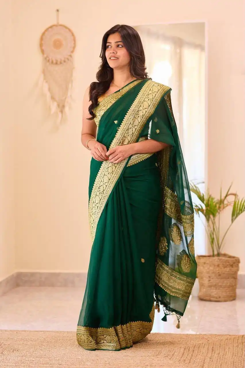 KPR 255 Green Soft Lilan Slab Saree Perfect for Wedding, Party, Lohri, Durga Puja, Pongal – . Get it for ₹1349. Delivery 4-6 Working Days. Shop now. | Designer Sarees, Modern Digital sarees, Sarees, Bollywood Sarees, Creative Sarees, Embroidered Sarees, Ethnic Saree, Party Wear Sarees