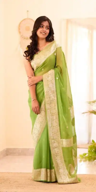 KPR 255 Light Green Soft Lilan Slab Saree Perfect for Wedding, Party, Lohri, Durga Puja, Pongal – . Get it for ₹1349. Delivery 4-6 Working Days. Shop now. | Designer Sarees, Modern Digital sarees, Sarees, Bollywood Sarees, Creative Sarees, Embroidered Sarees, Ethnic Saree, Party Wear Sarees