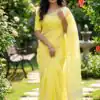 KP 6050 Lime Yellow Soft Lilan Slab Saree Perfect for Wedding, Party, Lohri, Durga Puja, Pongal – . Get it for ₹1299. Delivery 4-6 Working Days. Shop now. | Designer Sarees, Modern Digital sarees, Sarees, Bollywood Sarees, Creative Sarees, Embroidered Sarees, Ethnic Saree, Party Wear Sarees