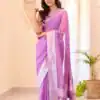 KPR 255 Purple Soft Lilan Slab Saree Perfect for Wedding, Party, Lohri, Durga Puja, Pongal – . Get it for ₹1349. Delivery 4-6 Working Days. Shop now. | Designer Sarees, Modern Digital sarees, Sarees, Bollywood Sarees, Creative Sarees, Embroidered Sarees, Ethnic Saree, Party Wear Sarees