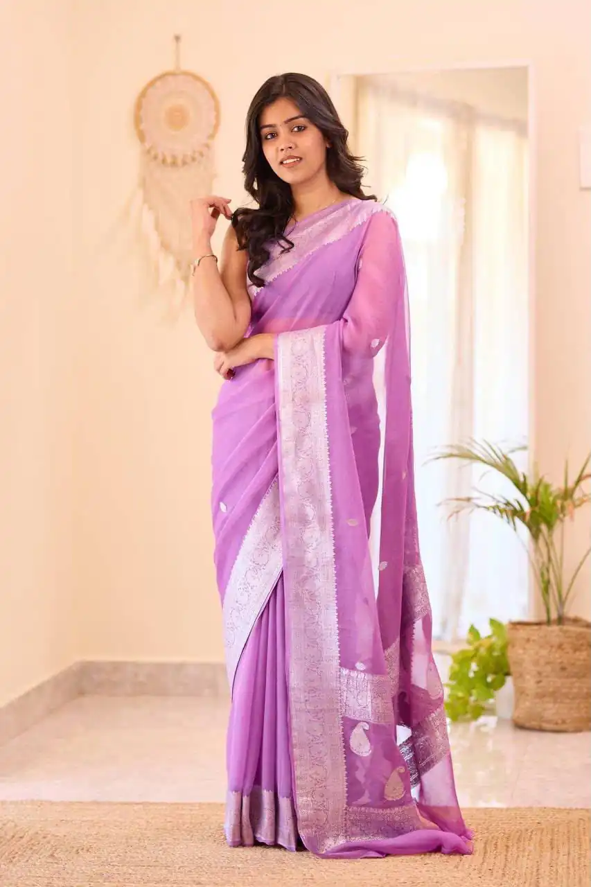 KPR 255 Purple Soft Lilan Slab Saree Perfect for Wedding, Party, Lohri, Durga Puja, Pongal – . Get it for ₹1349. Delivery 4-6 Working Days. Shop now. | Designer Sarees, Modern Digital sarees, Sarees, Bollywood Sarees, Creative Sarees, Embroidered Sarees, Ethnic Saree, Party Wear Sarees