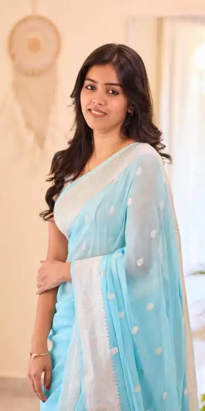 KPR 255 Sky Blue Soft Lilan Slab Saree Perfect for Wedding, Party, Lohri, Durga Puja, Pongal – . Get it for ₹1349. Delivery 4-6 Working Days. Shop now. | Designer Sarees, Modern Digital sarees, Sarees, Bollywood Sarees, Creative Sarees, Embroidered Sarees, Ethnic Saree, Party Wear Sarees