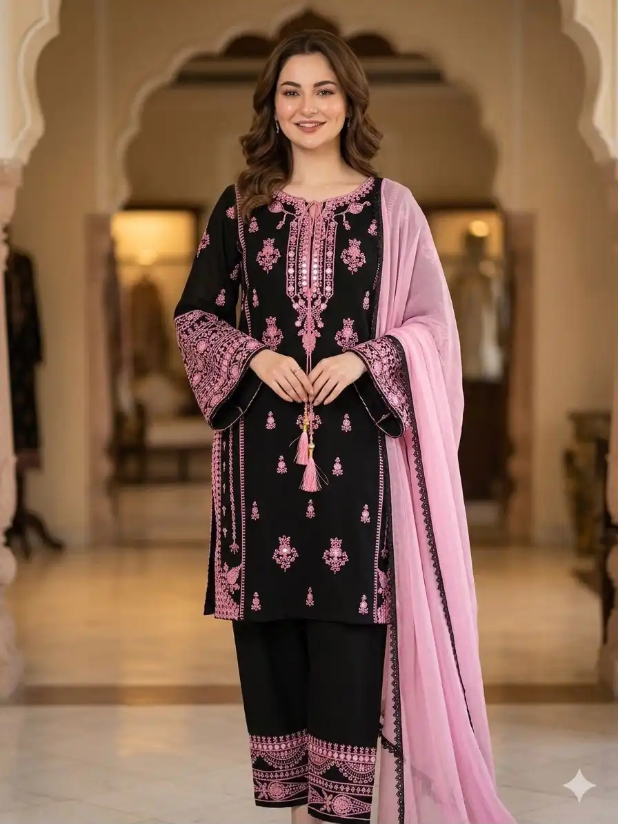 BE 465 Black in Faux Georgette Mirror Embroidery Work Salwar Suit . Best Price ₹1999. Delivery 4-6 Working Days. Shop now. | Jump Suits, Salwar suit, Casual Suits, Creative suits, Designer Suits, Palazzo Suits, Party Wear Suits, Patiala Suits, Straight Suits