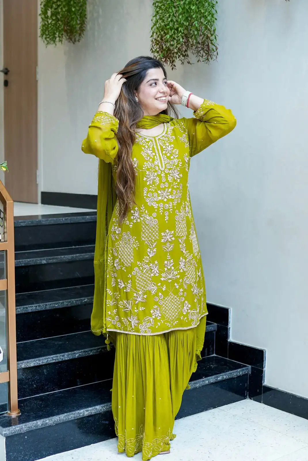 JF 027 Green in Faux Georgette Mirror Embroidery Work Salwar Suit . Best Price ₹1949. Delivery 4-6 Working Days. Shop now. | Jump Suits, Salwar suit, Casual Suits, Creative suits, Designer Suits, Palazzo Suits, Party Wear Suits, Patiala Suits, Straight Suits