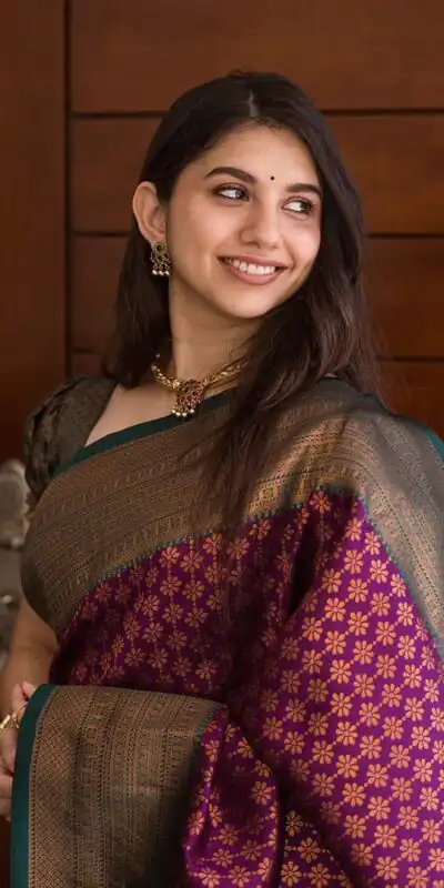 KPR 220 Maroon Soft Lichi Silk Saree Perfect for Wedding, Party, Reception, Diwali, Ethnic Day – . Affordable Price ₹1449. Delivery 4-6 Working Days. | Designer Sarees, Modern Digital sarees, Sarees, Bollywood Sarees, Creative Sarees, Embroidered Sarees, Ethnic Saree, Party Wear Sarees