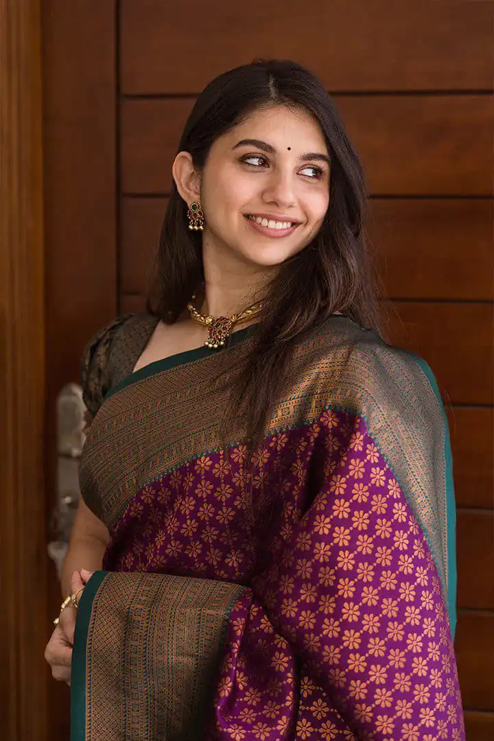 KPR 220 Maroon Soft Lichi Silk Saree Perfect for Wedding, Party, Reception, Diwali, Ethnic Day – . Affordable Price ₹1449. Delivery 4-6 Working Days. | Designer Sarees, Modern Digital sarees, Sarees, Bollywood Sarees, Creative Sarees, Embroidered Sarees, Ethnic Saree, Party Wear Sarees
