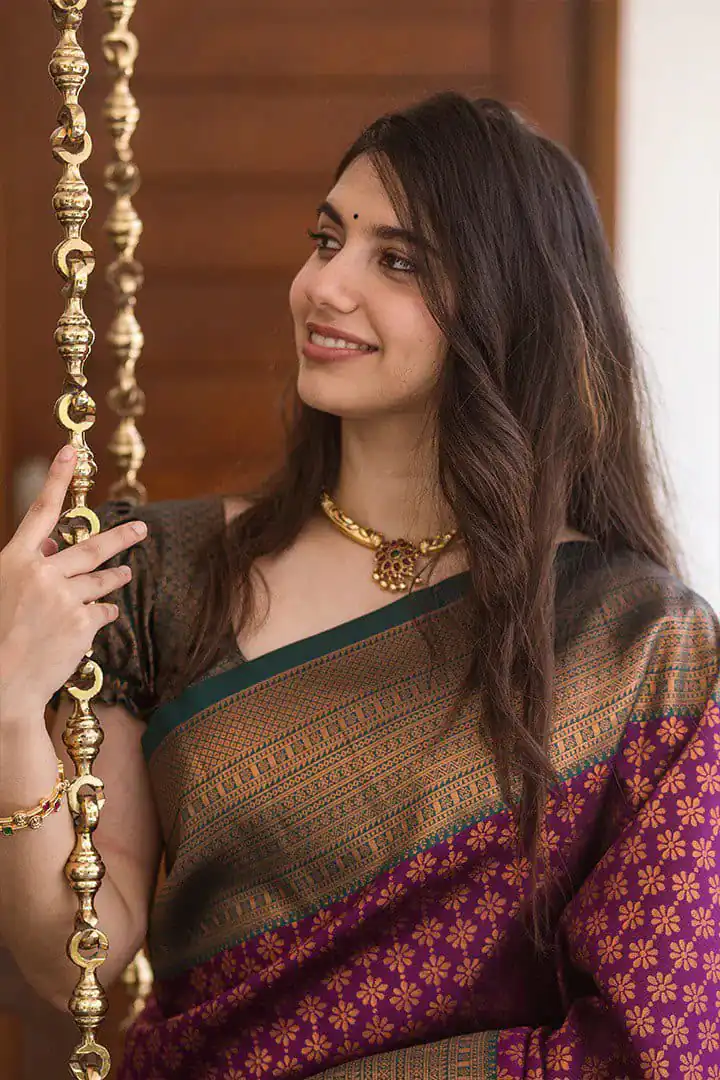 KPR 220 Maroon Soft Lichi Silk Saree Perfect for Wedding, Party, Reception, Diwali, Ethnic Day – . Affordable Price ₹1449. Delivery 4-6 Working Days. | Designer Sarees, Modern Digital sarees, Sarees, Bollywood Sarees, Creative Sarees, Embroidered Sarees, Ethnic Saree, Party Wear Sarees