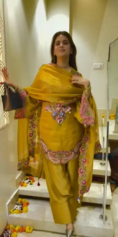 SRK 5348 Mustered Color Georgette Mirror Embroidery Work Salwar Suit . Best Price ₹2399. Delivery 4-6 Working Days. Shop now. | Jump Suits, Salwar suit, Casual Suits, Creative suits, Designer Suits, Palazzo Suits, Party Wear Suits, Patiala Suits, Straight Suits