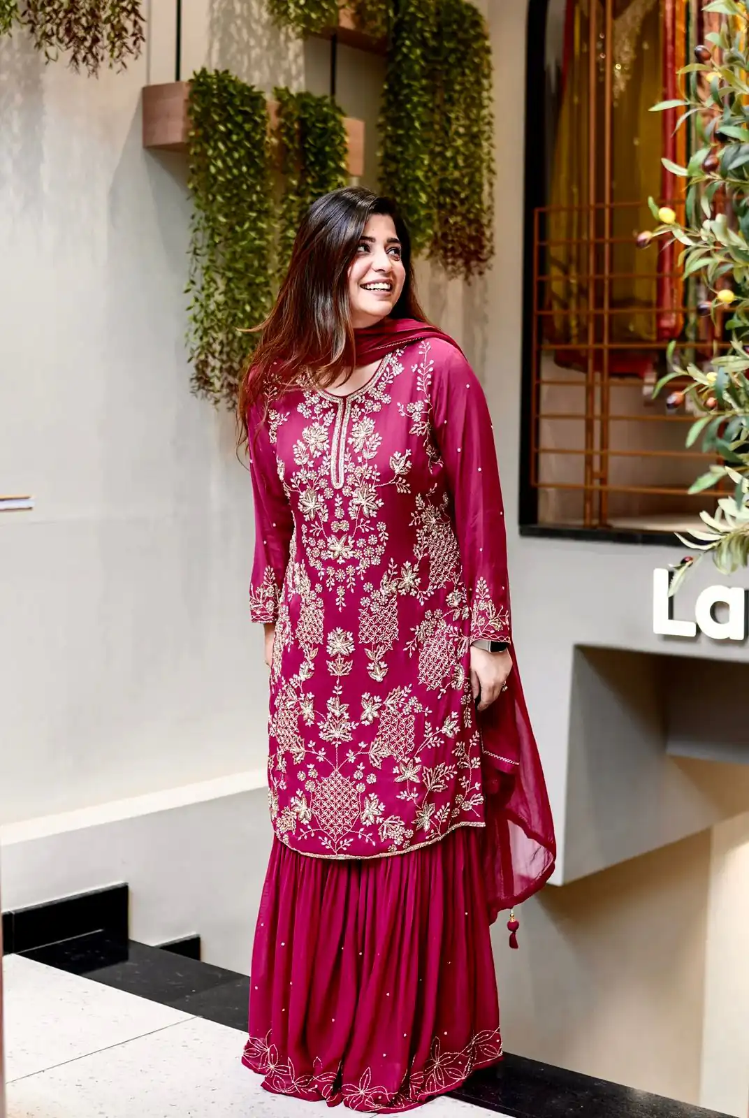 JF 027 Pink in Faux Georgette Mirror Embroidery Work Salwar Suit . Best Price ₹1949. Delivery 4-6 Working Days. Shop now. | Jump Suits, Salwar suit, Casual Suits, Creative suits, Designer Suits, Palazzo Suits, Party Wear Suits, Patiala Suits, Straight Suits