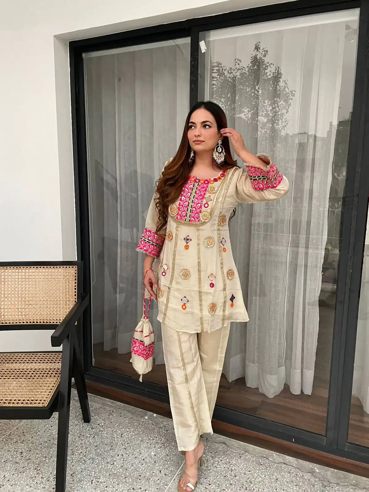 LG 2091 Cream in Cos Moss Mirror Work & Embroidery Work Salwar Suit . Festive Deal ₹2049. Delivery 4-6 Working Days. Shop now. | Jump Suits, Salwar suit, Casual Suits, Creative suits, Designer Suits, Palazzo Suits, Party Wear Suits, Patiala Suits, Straight Suits