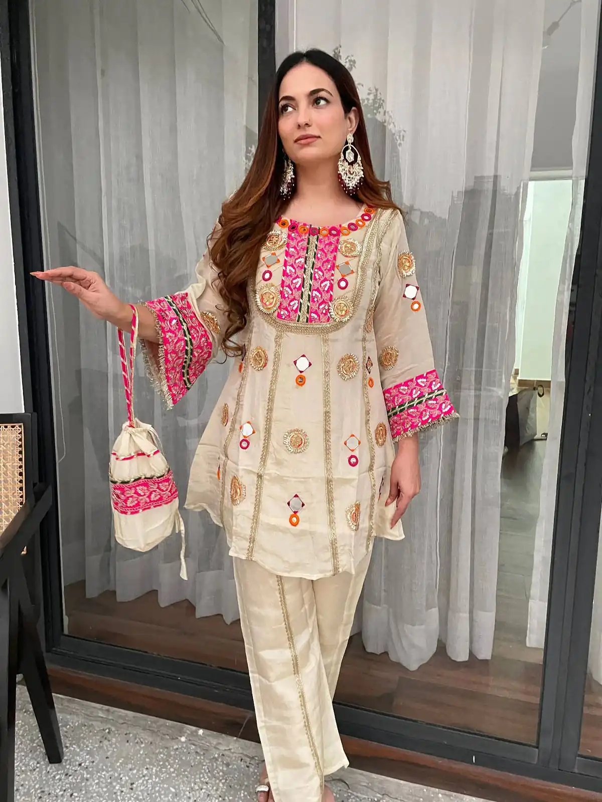LG 2091 Cream in Cos Moss Mirror Work & Embroidery Work Salwar Suit . Festive Deal ₹2049. Delivery 4-6 Working Days. Shop now. | Jump Suits, Salwar suit, Casual Suits, Creative suits, Designer Suits, Palazzo Suits, Party Wear Suits, Patiala Suits, Straight Suits