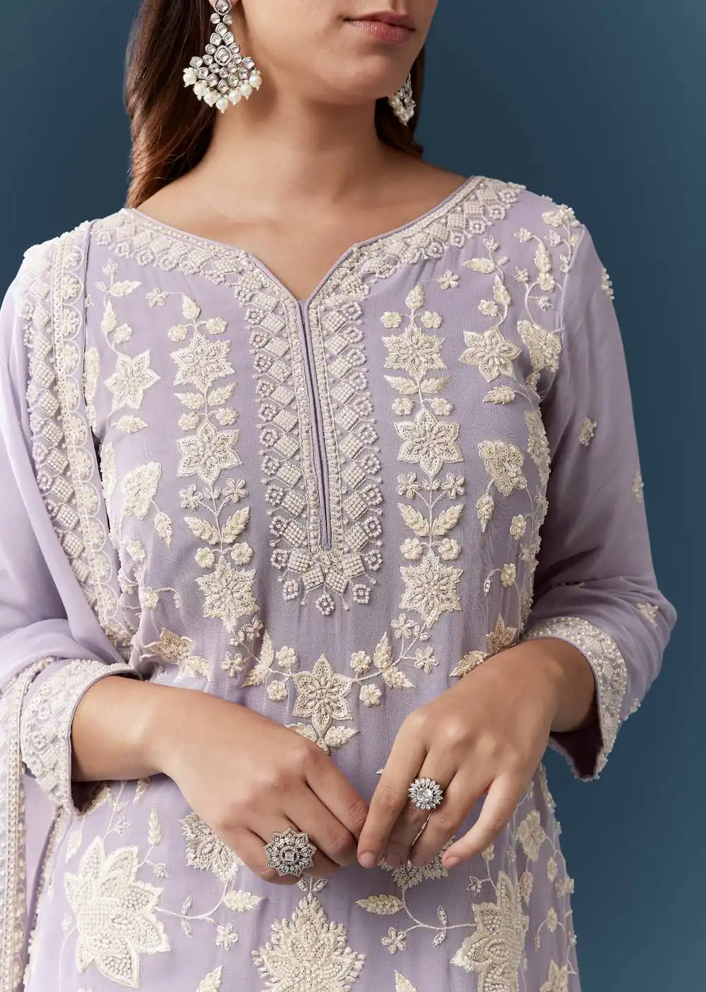 FC 727 Lavender Chiffon Georgette Salwar Suit. Perfect for Wedding, Party, Baby Shower, Pooja, Temple Visit – Grab it for ₹2599. Delivery 4-6 Work | Jump Suits, Salwar suit, Casual Suits, Creative suits, Designer Suits, Palazzo Suits, Party Wear Suits, Patiala Suits, Straight Suits