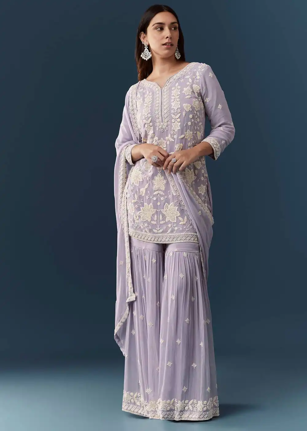 FC 727 Lavender Chiffon Georgette Salwar Suit. Perfect for Wedding, Party, Baby Shower, Pooja, Temple Visit – Grab it for ₹2599. Delivery 4-6 Work | Jump Suits, Salwar suit, Casual Suits, Creative suits, Designer Suits, Palazzo Suits, Party Wear Suits, Patiala Suits, Straight Suits