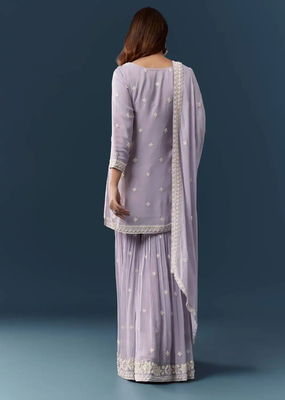 FC 727 Lavender Chiffon Georgette Salwar Suit. Perfect for Wedding, Party, Baby Shower, Pooja, Temple Visit – Grab it for ₹2599. Delivery 4-6 Work | Jump Suits, Salwar suit, Casual Suits, Creative suits, Designer Suits, Palazzo Suits, Party Wear Suits, Patiala Suits, Straight Suits