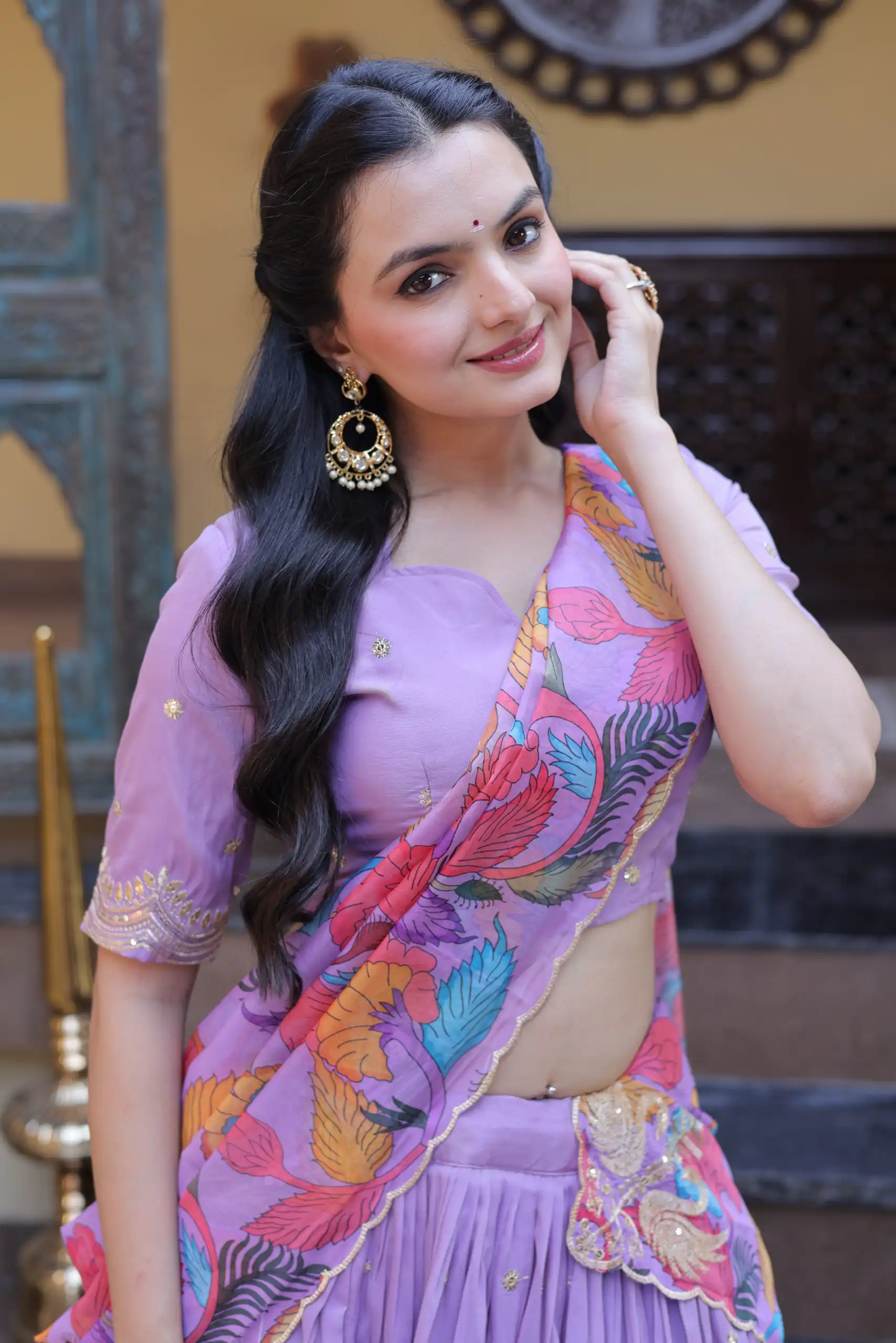 KA 5069 Lavender Cosmos Silk Lehenga Choli with Zari & Embroidery Work. Introductory Price ₹2499. Delivery 4-6 Working Days. Shop now. | Lehenga, Bollywood Lehenga, Creative Lehenga, Designer Lehenga, Embroidered Lehenga, Party Wear Lehenga