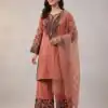 LG 2101 Rust Color Mal Cotton Embroidery Work Salwar Suit . Wedding, Party, Festive, Events, Get it for ₹2099. Delivery 4-6 Working Days. Shop now. | Jump Suits, Salwar suit, Casual Suits, Creative suits, Designer Suits, Palazzo Suits, Party Wear Suits, Patiala Suits, Straight Suits