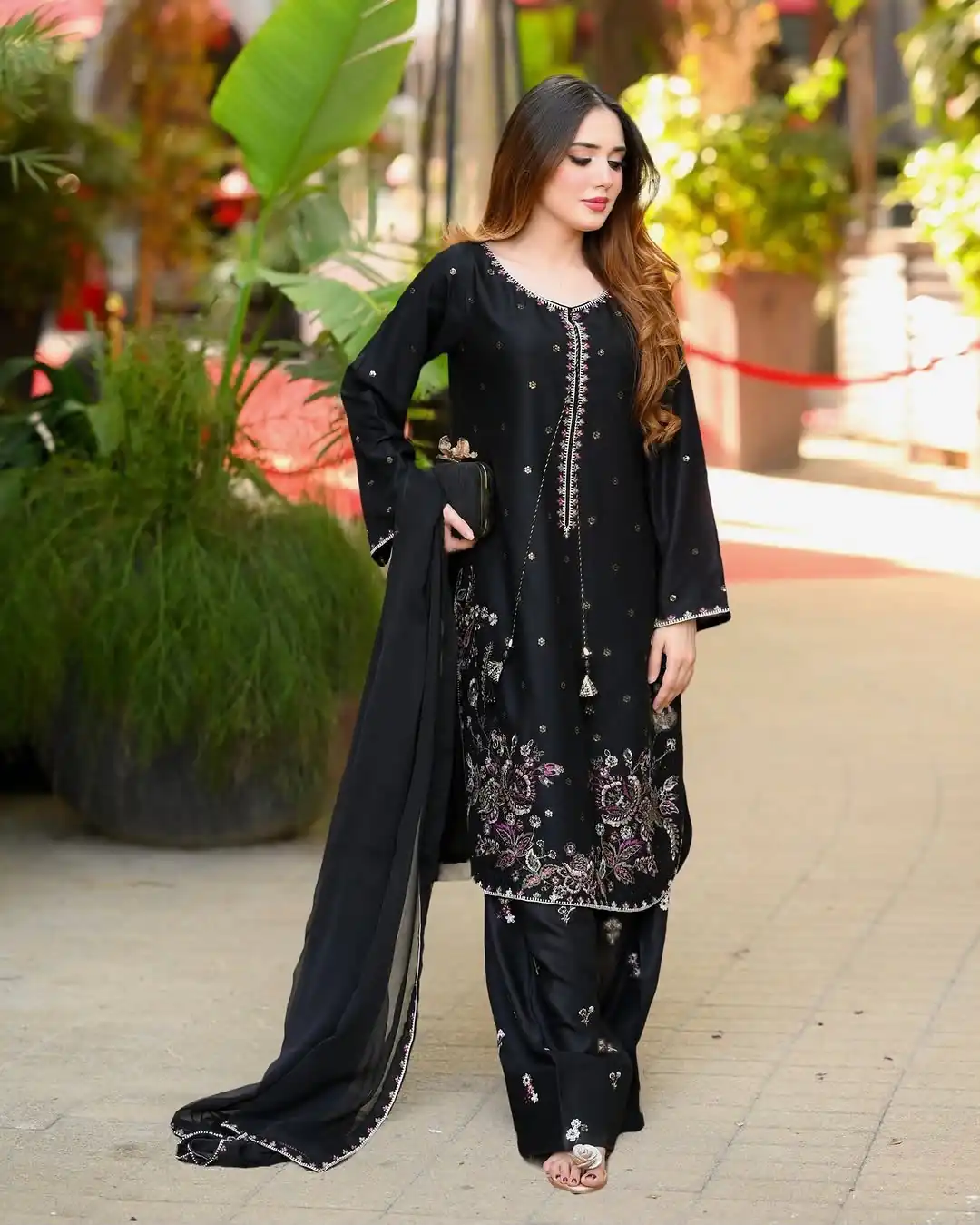 SSR 543 Black Satin Glass Salwar Suit with Embroidery Work & Thread Embroidery. Best Price ₹2149. Delivery 4-6 Working Days. Shop now. | Jump Suits, Salwar suit, Casual Suits, Creative suits, Designer Suits, Palazzo Suits, Party Wear Suits, Patiala Suits, Straight Suits