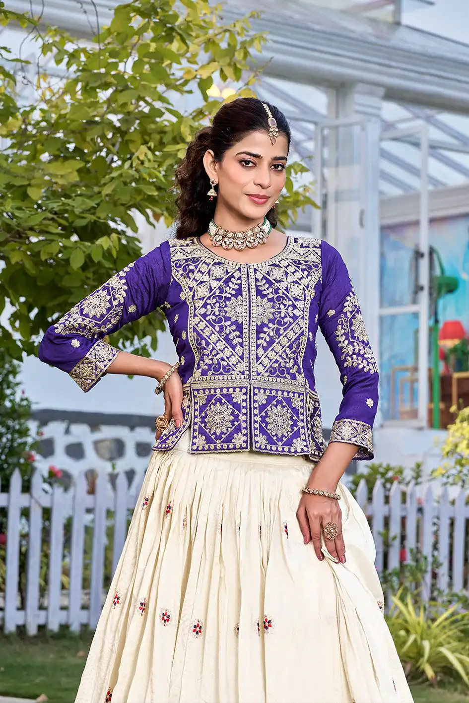 Ram 173 Navy Blue in Color Vichitra Silk Embroidery Work Lehenga Choli . Now at just ₹2549. Delivery 4-6 Working Days. Shop now. | Lehenga, Bollywood Lehenga, Creative Lehenga, Designer Lehenga, Embroidered Lehenga, Party Wear Lehenga