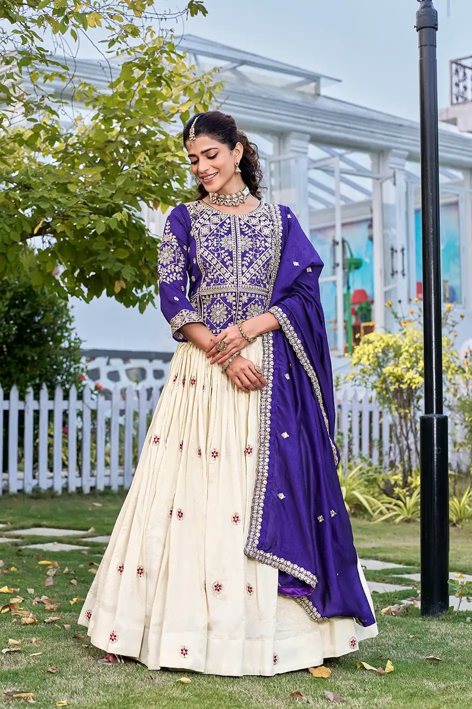 Ram 173 Navy Blue in Color Vichitra Silk Embroidery Work Lehenga Choli . Now at just ₹2549. Delivery 4-6 Working Days. Shop now. | Lehenga, Bollywood Lehenga, Creative Lehenga, Designer Lehenga, Embroidered Lehenga, Party Wear Lehenga