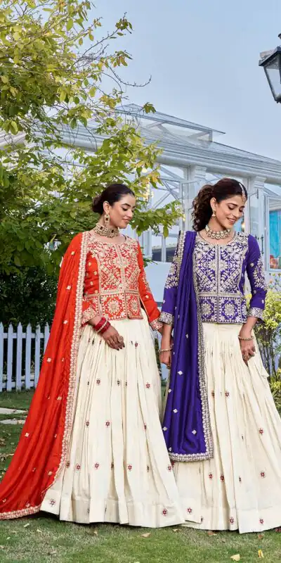 Ram 173 Navy Blue in Color Vichitra Silk Embroidery Work Lehenga Choli . Now at just ₹2549. Delivery 4-6 Working Days. Shop now. | Lehenga, Bollywood Lehenga, Creative Lehenga, Designer Lehenga, Embroidered Lehenga, Party Wear Lehenga