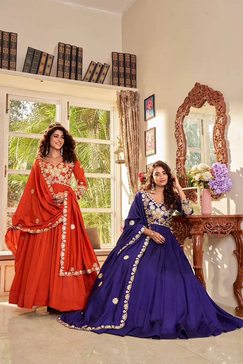 Ram 176 Purple Vichitra Silk Gown Perfect for Wedding, Party, Holi, Anniversary, Mehendi –. Grab it for ₹2049. Delivery 4-6 Working Days. Shop now. | Gowns, Bollywood Gowns, Creative Gowns, Designer Gowns, Embroidered Gowns, Party Wear Gowns