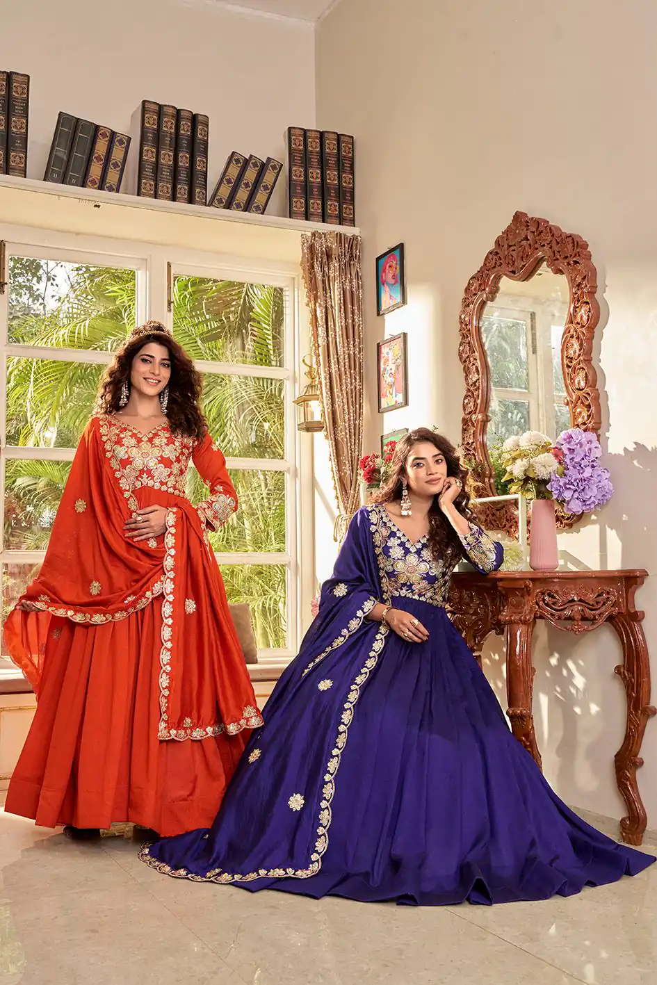 Ram 176 Purple Vichitra Silk Gown Perfect for Wedding, Party, Holi, Anniversary, Mehendi –. Grab it for ₹2049. Delivery 4-6 Working Days. Shop now. | Gowns, Bollywood Gowns, Creative Gowns, Designer Gowns, Embroidered Gowns, Party Wear Gowns