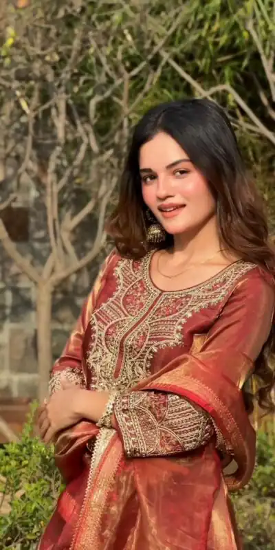 NF 1285 Rust Fandy Silk Salwar Suit with Lace Work & Embroidery Work. Introductory Price ₹2149. Delivery 4-6 Working Days. Shop now. | Jump Suits, Salwar suit, Casual Suits, Creative suits, Designer Suits, Palazzo Suits, Party Wear Suits, Patiala Suits, Straight Suits