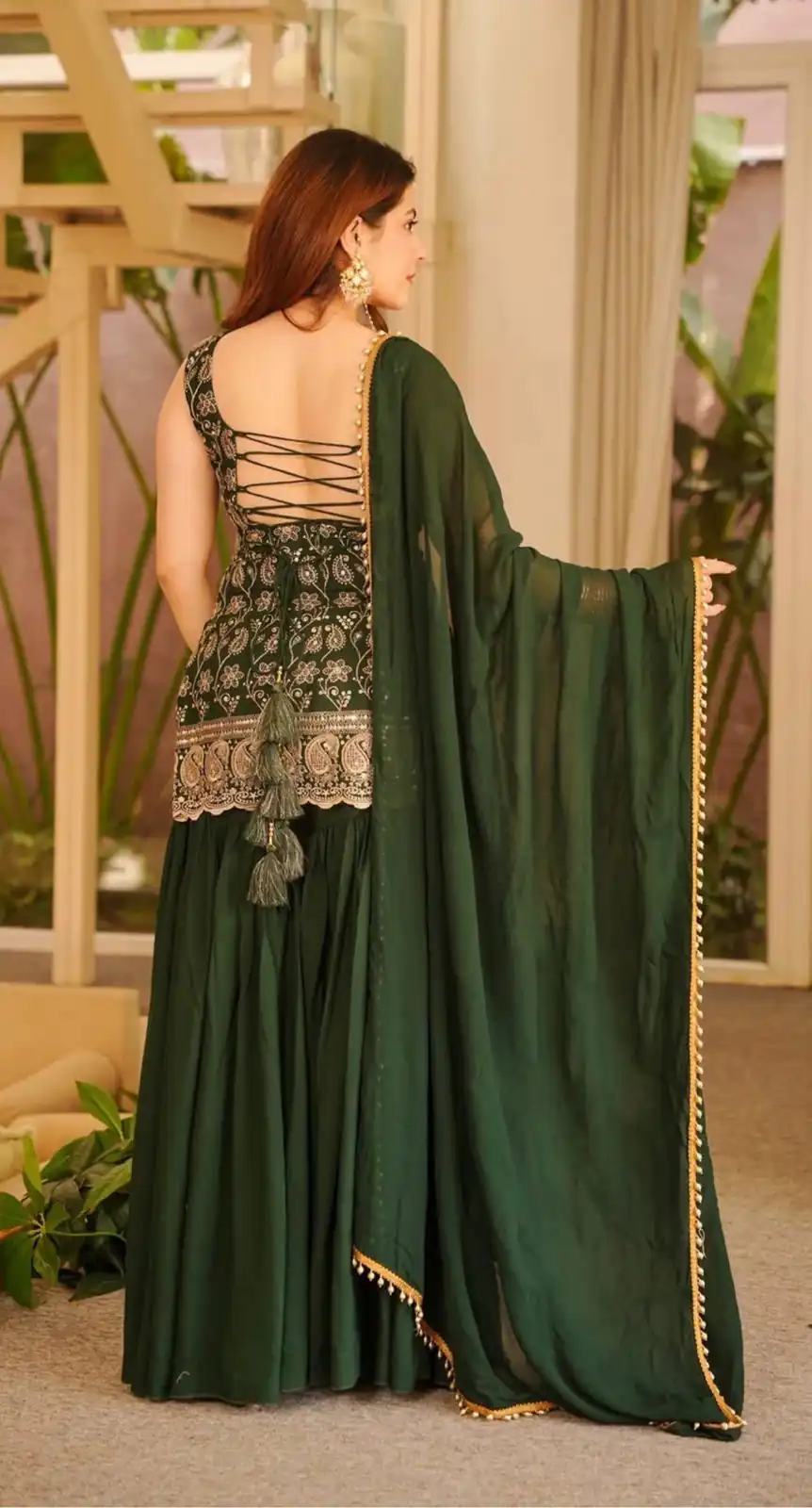 MD 3093 Green Blooming Faux Georgette Salwar Suit Perfect for Wedding, Party, Makar Sankranti, Baby Shower, Traditional Day – . Special Price ₹2149. Deliv | Jump Suits, Salwar suit, Casual Suits, Creative suits, Designer Suits, Palazzo Suits, Party Wear Suits, Patiala Suits, Straight Suits